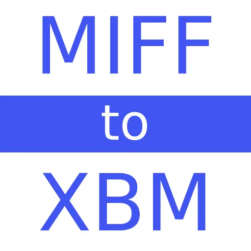 MIFF to XBM