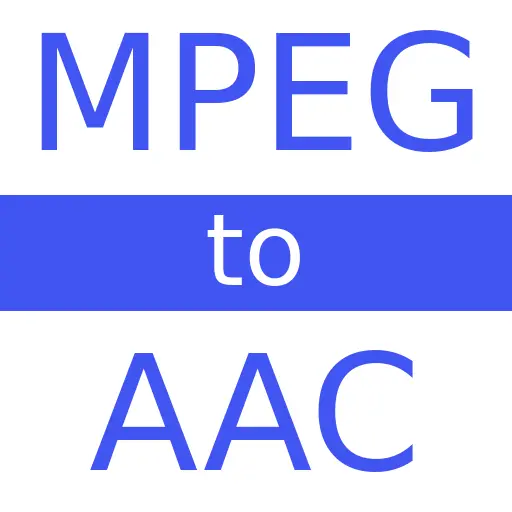 MPEG to AAC