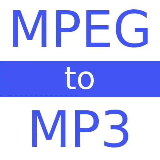 MPEG to MP3