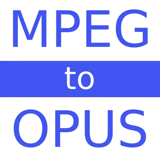 MPEG to OPUS