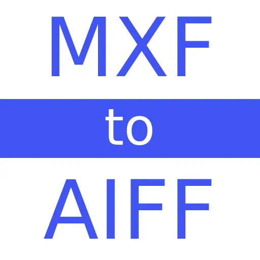 MXF to AIFF