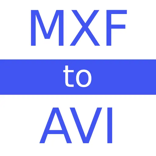 MXF to AVI