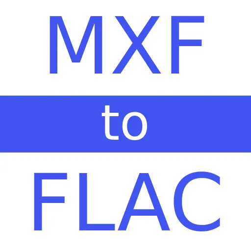 MXF to FLAC