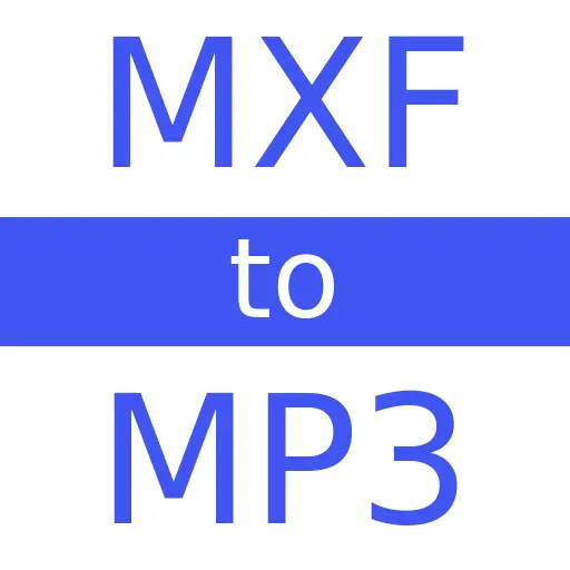 MXF to MP3