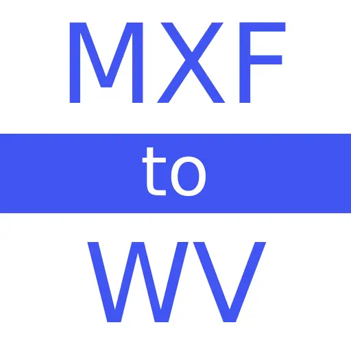 MXF to WV