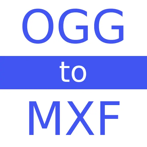 OGG to MXF
