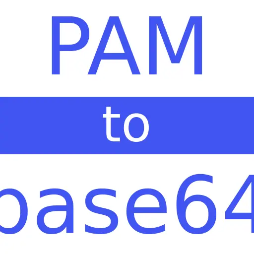 PAM to BASE64