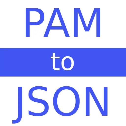 PAM to JSON