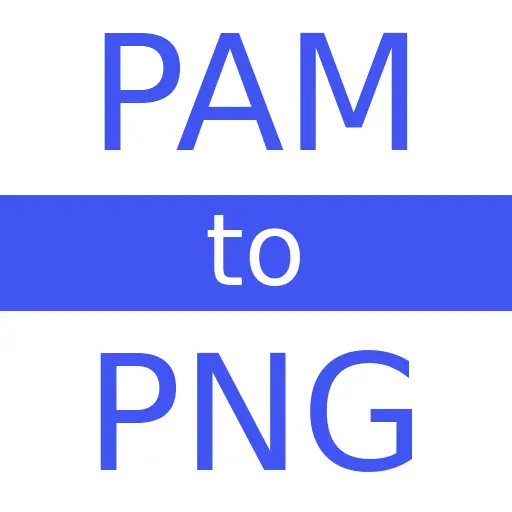 PAM to PNG