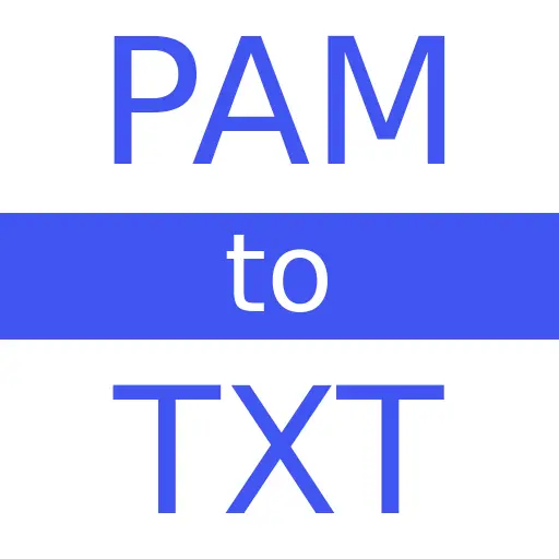 PAM to TXT