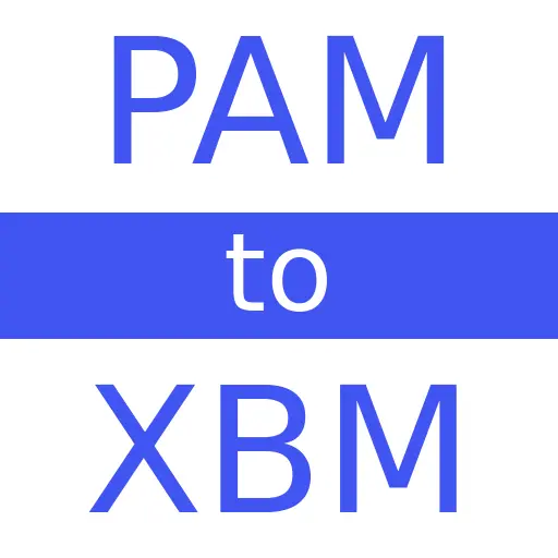 PAM to XBM