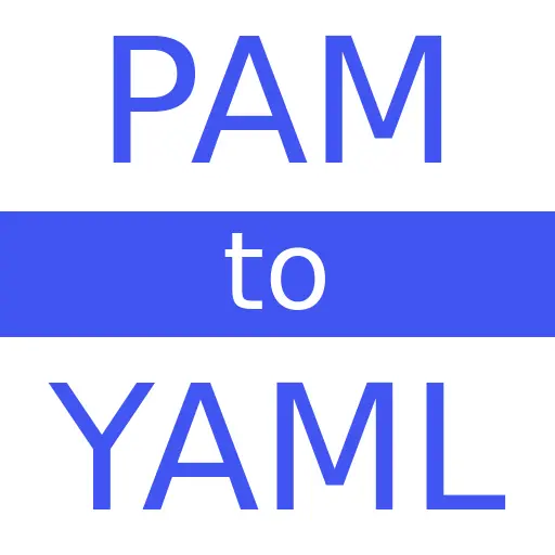 PAM to YAML