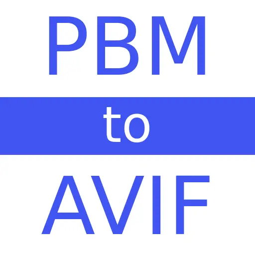 PBM to AVIF