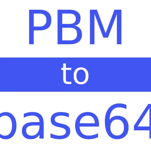 PBM to BASE64