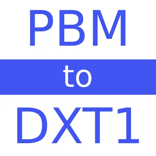 PBM to DXT1