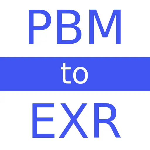 PBM to EXR