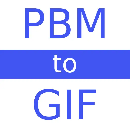 PBM to GIF