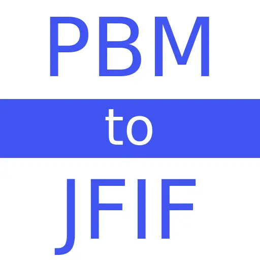 PBM to JFIF