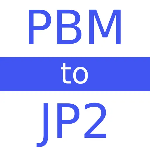 PBM to JP2
