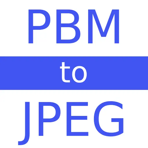 PBM to JPEG