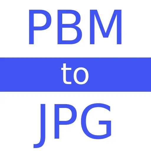PBM to JPG