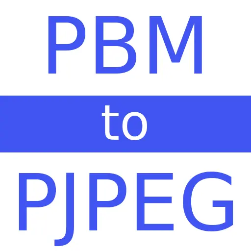 PBM to PJPEG