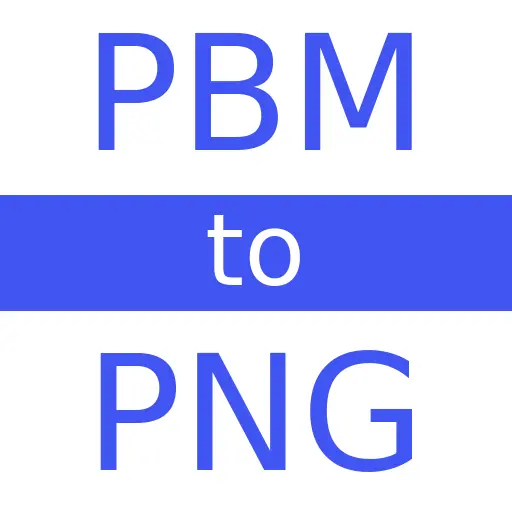 PBM to PNG