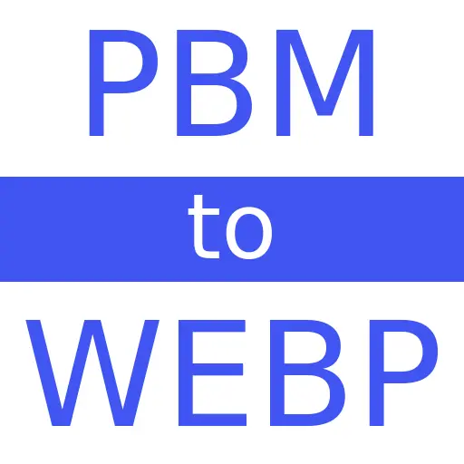 PBM to WEBP