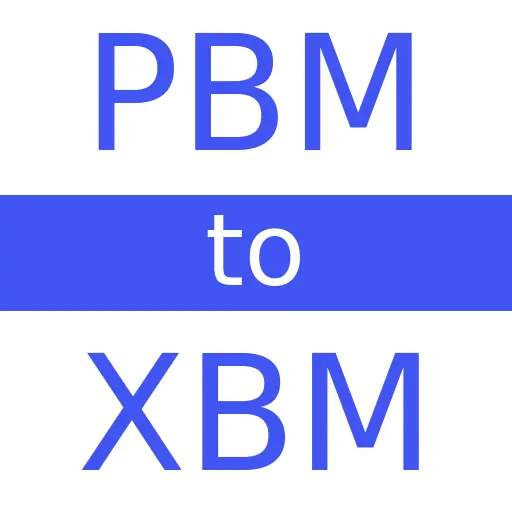PBM to XBM