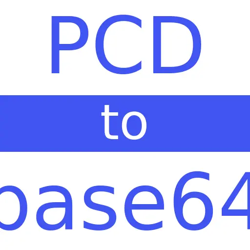 PCD to BASE64