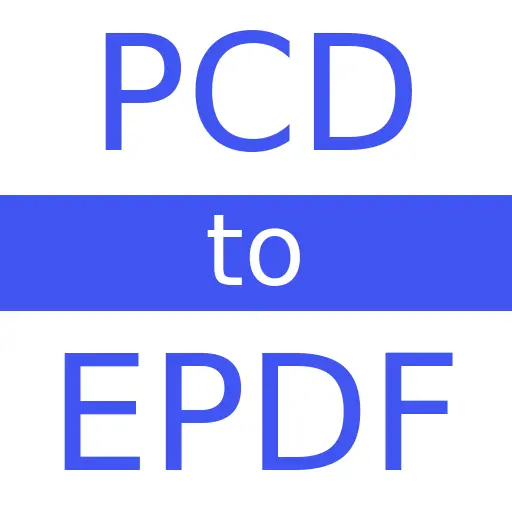 PCD to EPDF