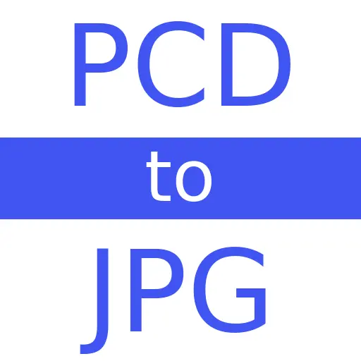 PCD to JPG