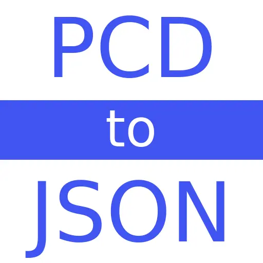 PCD to JSON