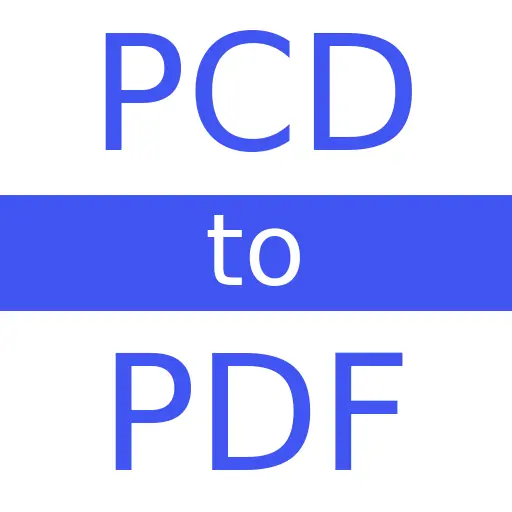 PCD to PDF