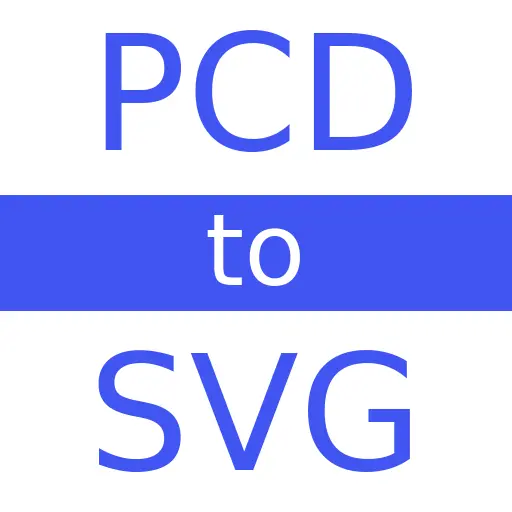 PCD to SVG