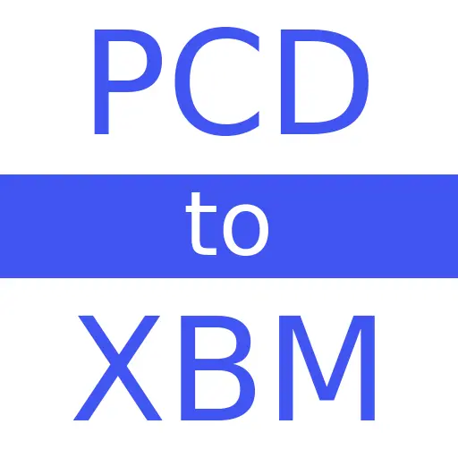 PCD to XBM
