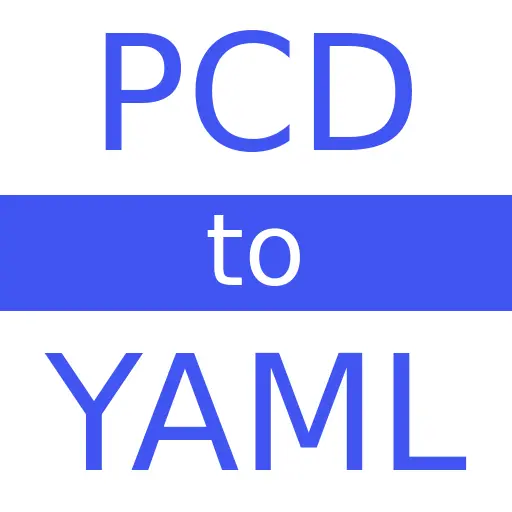 PCD to YAML
