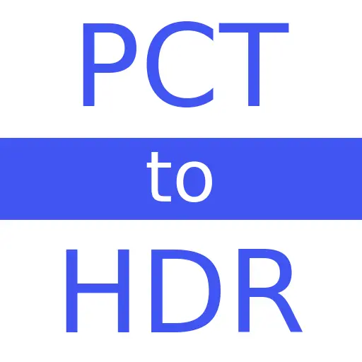 PCT to HDR