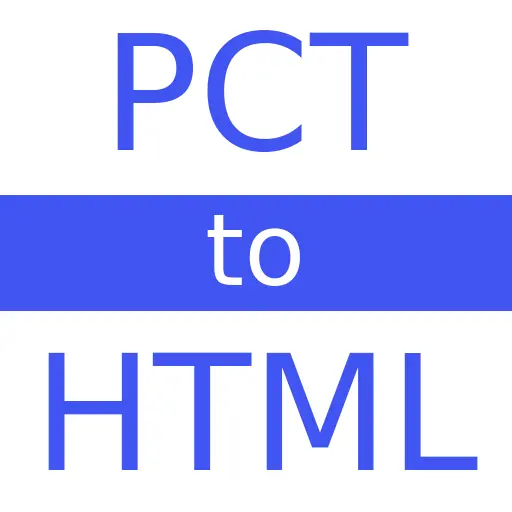 PCT to HTML