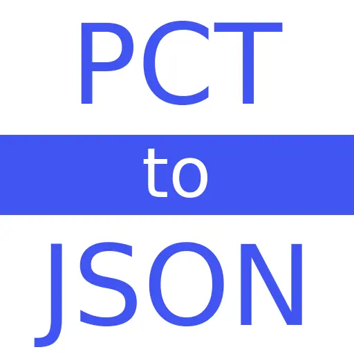 PCT to JSON
