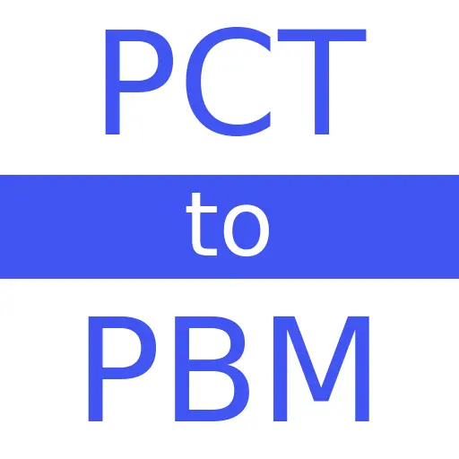 PCT to PBM