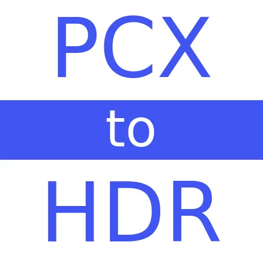PCX to HDR