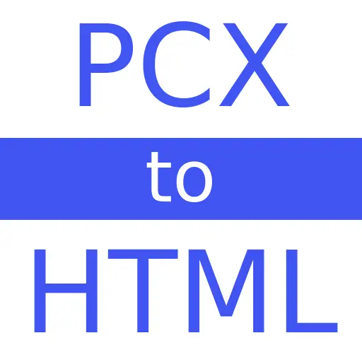 PCX to HTML
