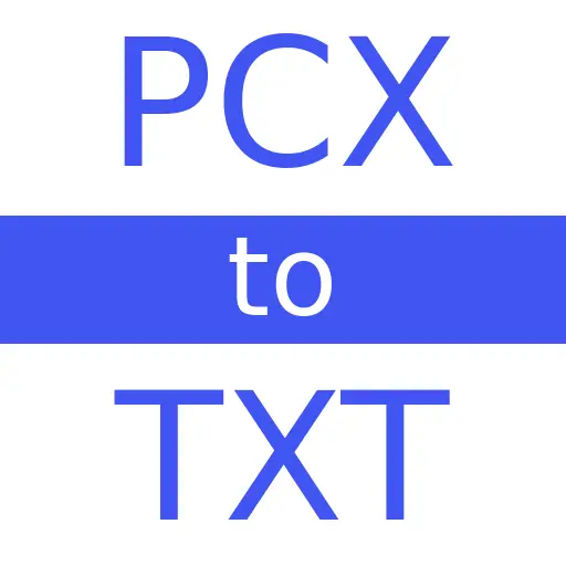 PCX to TXT