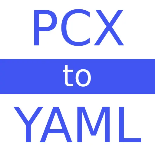 PCX to YAML