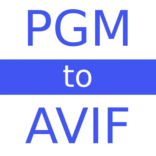 PGM to AVIF