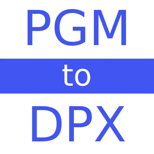 PGM to DPX