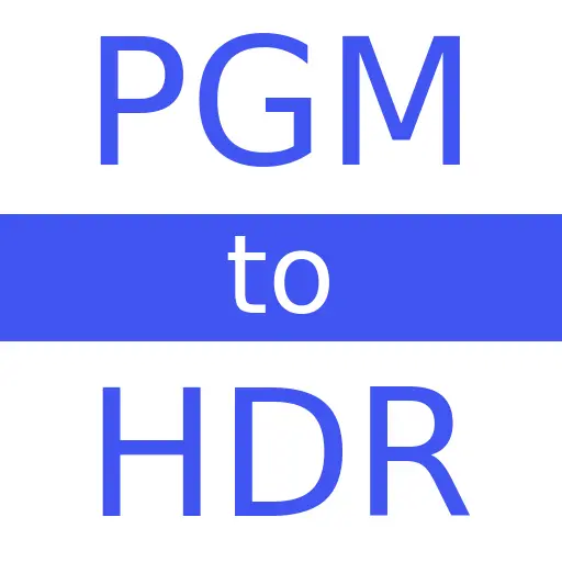 PGM to HDR