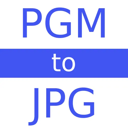 PGM to JPG