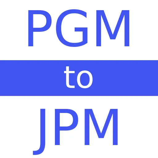 PGM to JPM
